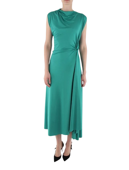 VICTORIA BECKHAM Asymmetric Drape Dress