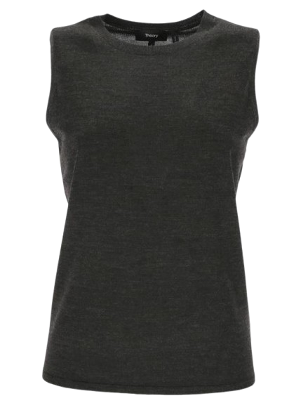 THEORY Crew Neck Shell