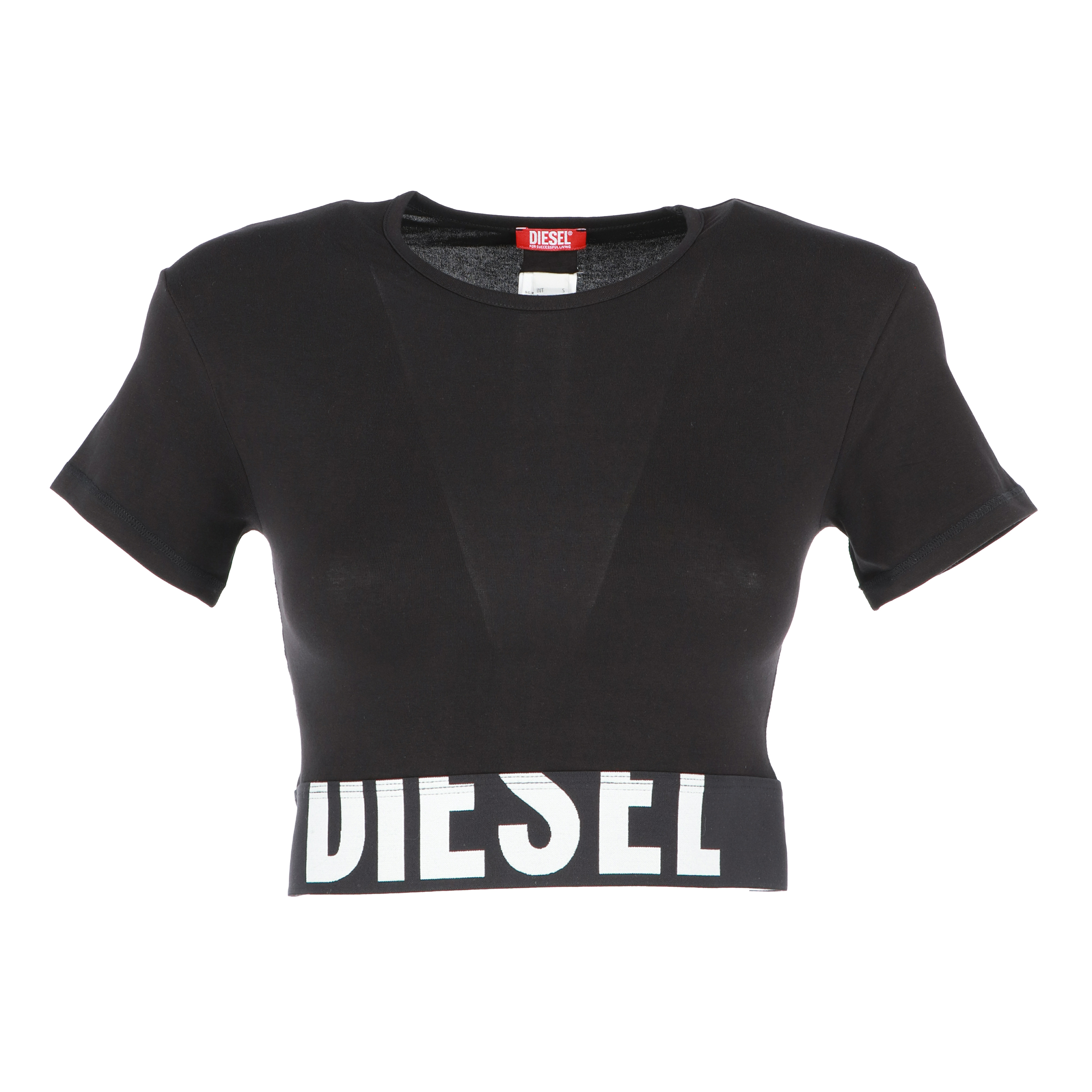 DIESEL UFTEE-SPORT-CROPPED-T-SHIRT DIESEL UFTEE-SPORT-CROPPED-T-SHIRT