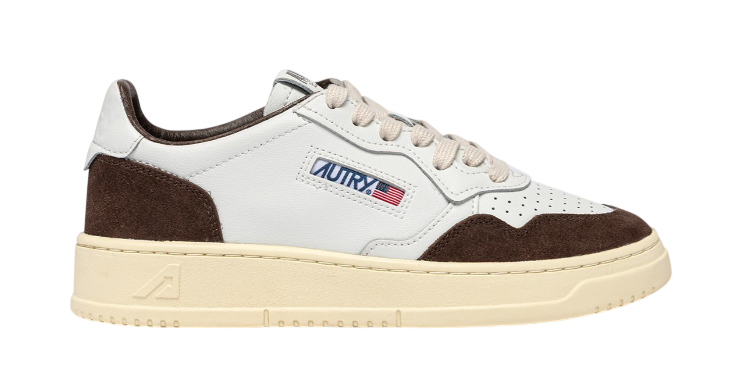 AUTRY Medalist Low Soft Leather/Suede Sneaker
