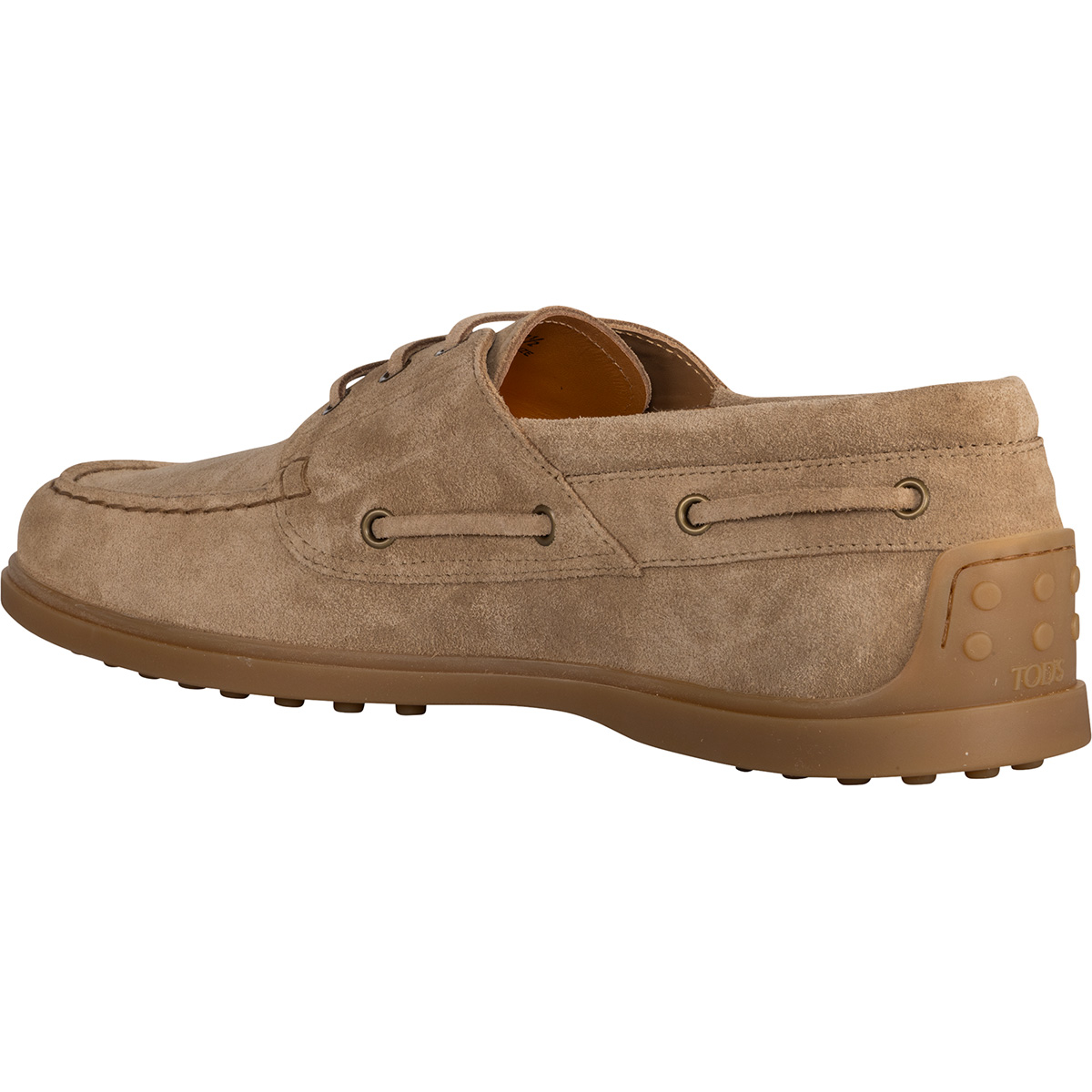 TOD'S Barca in pelle rovesciata