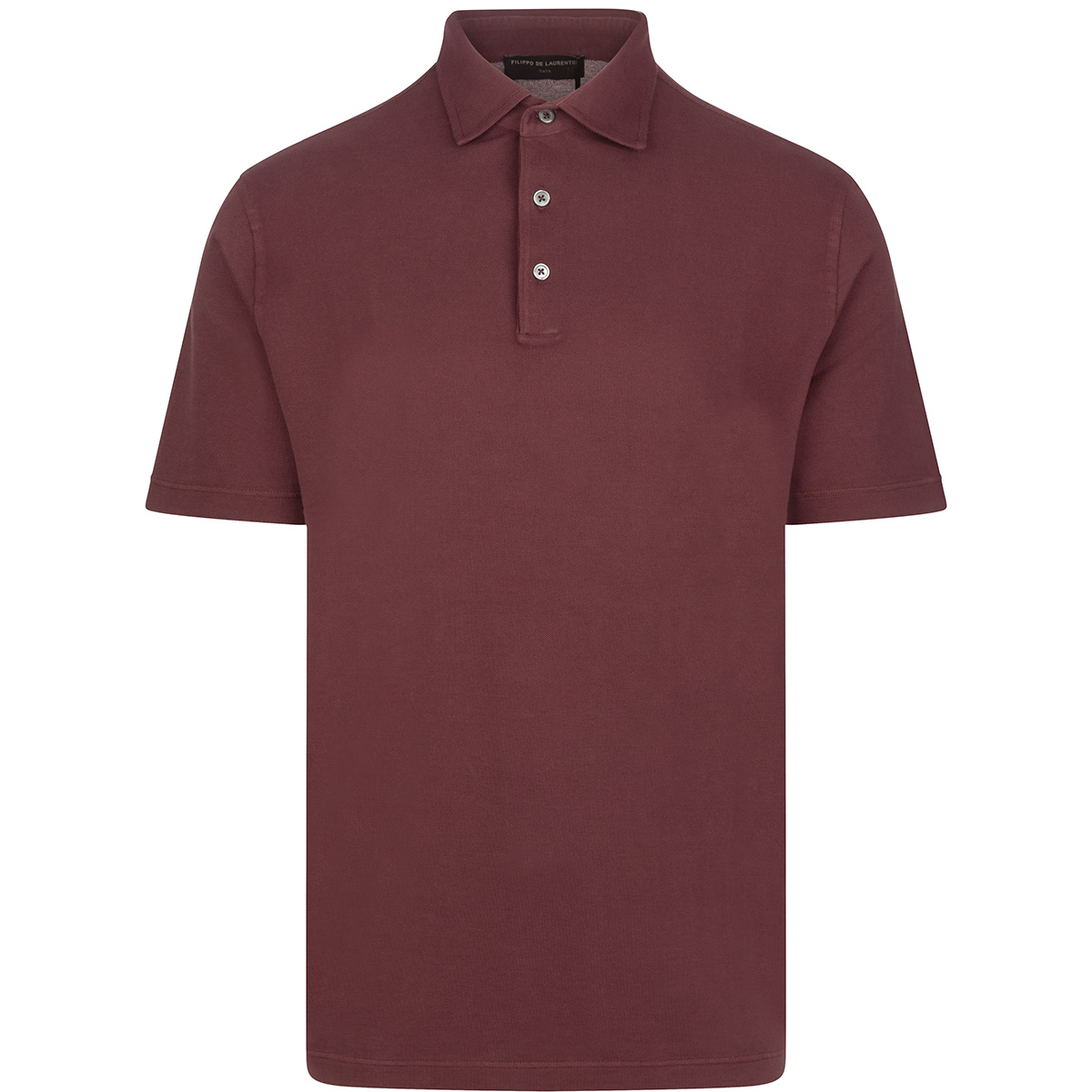 FILIPPO DE LAURENTIIS Short sleeve Pique basic Polo