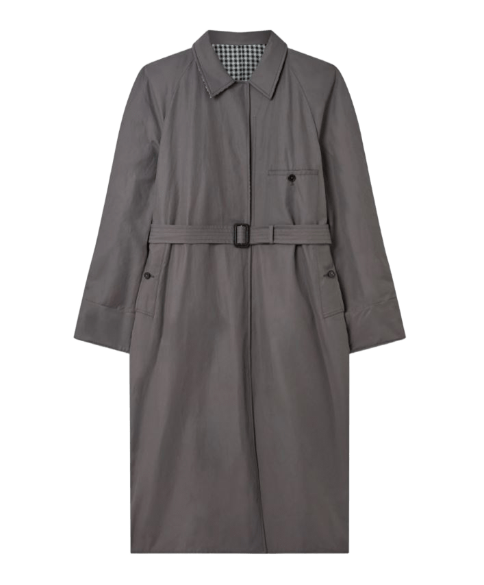 STELLA MCCARTNEY Checked Reversible Car Coat