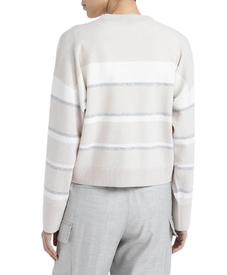 PESERICO Cardigan a righe chiare