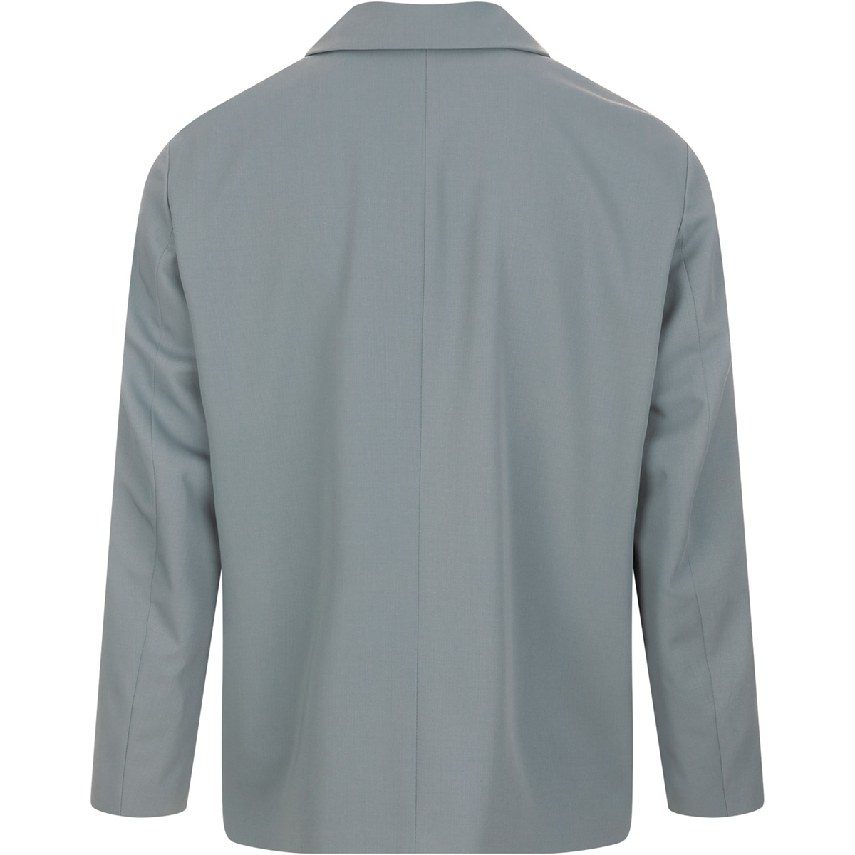 LARDINI Giacca camicia in pura lana vergine con tasche e tasca applicata