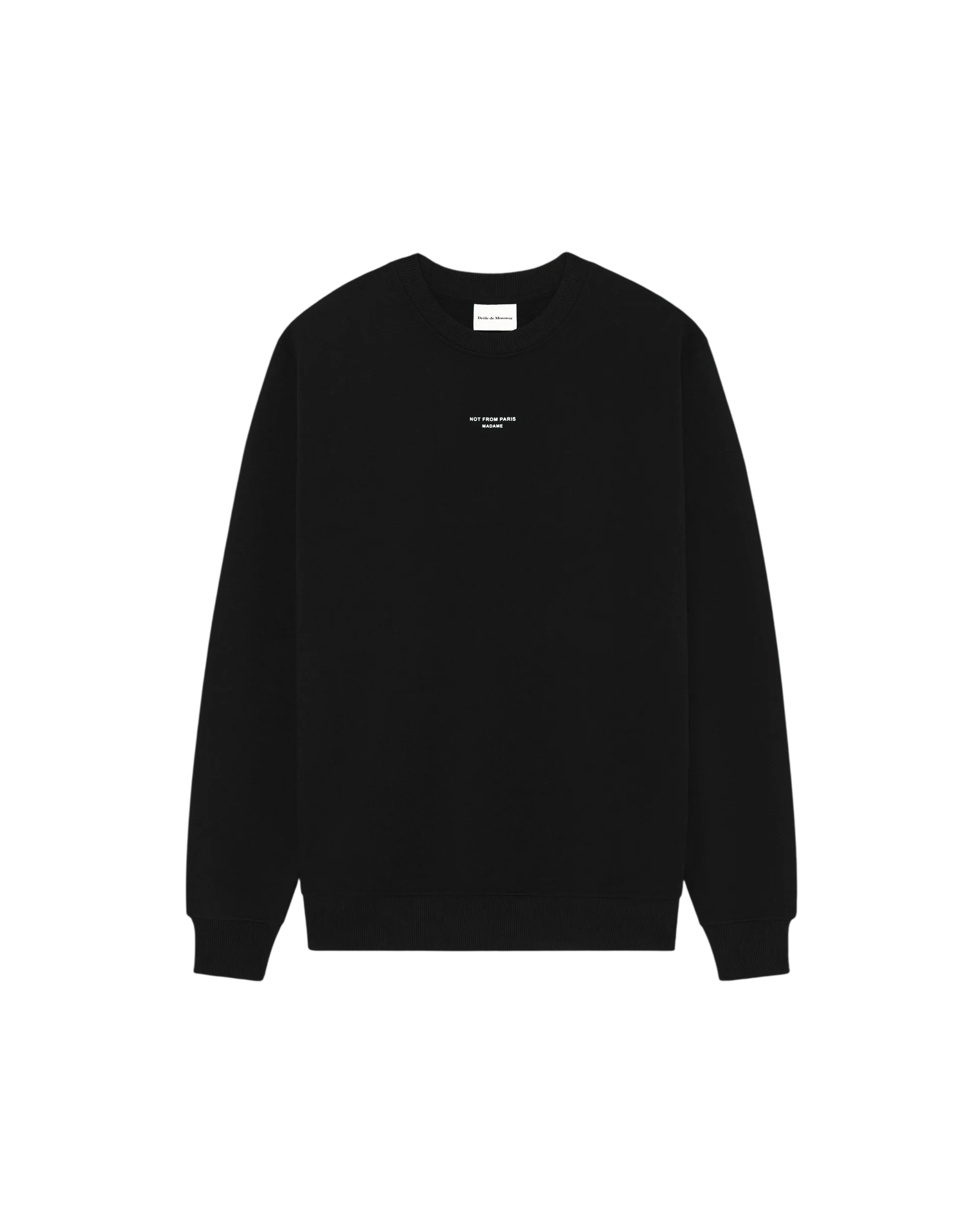DRÔLE DE MONSIEUR Classic Slogan Sweatshirt