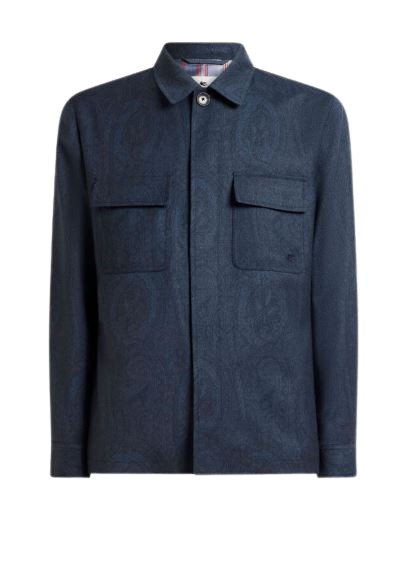 ETRO Hemdjacke mit aufgesetzten Taschen
