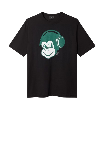 PAUL SMITH Shortsleeve Casual Fit T-Shirt Monkey Headphone