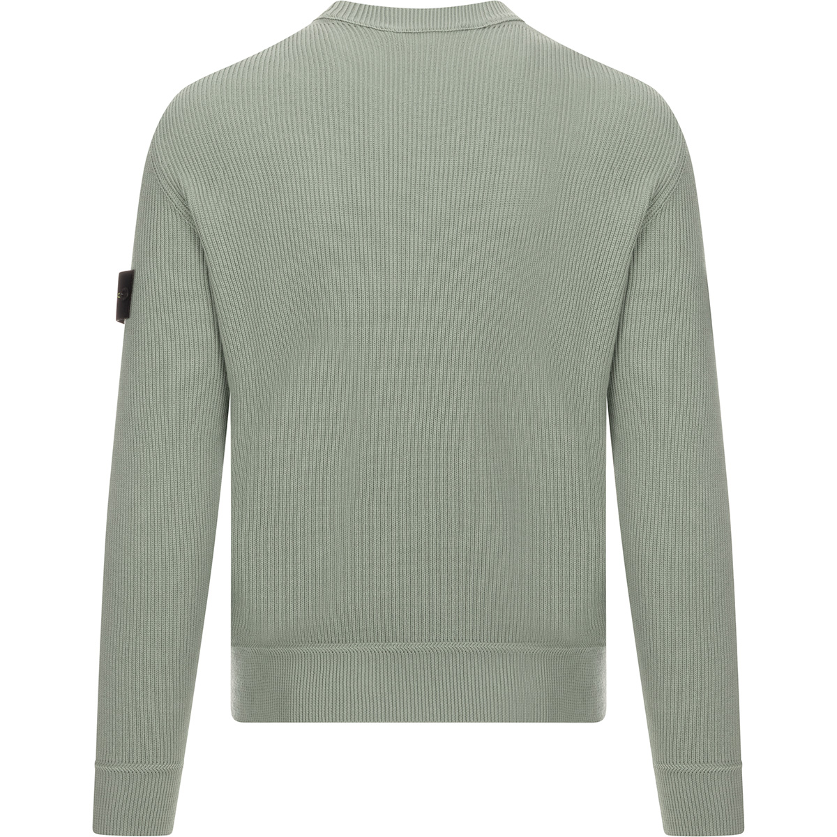 STONE ISLAND Ribbed Soft Organic Cotton Crewneck Sweater