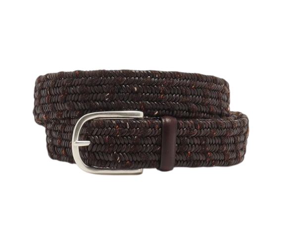 ORCIANI Wool and Leather Belt