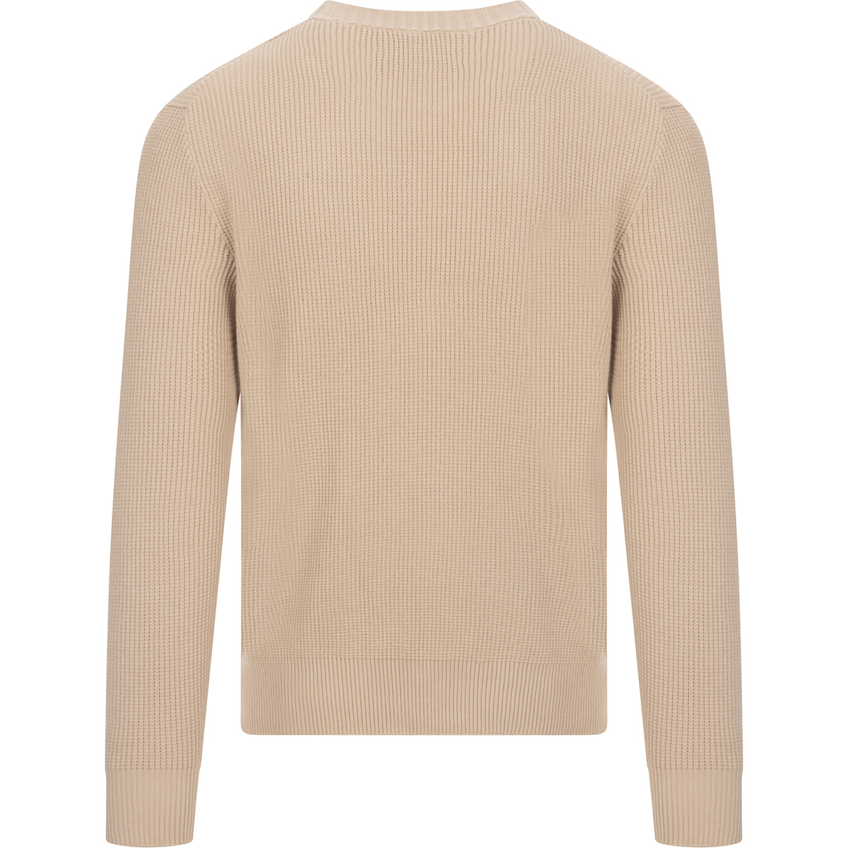 BALLANTYNE Maglione girocollo in puro cotone con punto nido d'ape a rombi