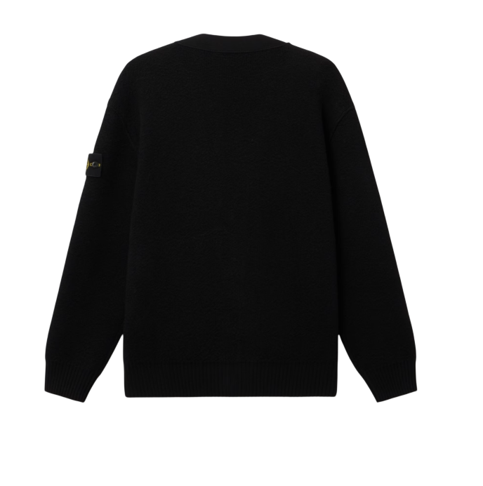 STONE ISLAND Knit Cardigan In Pure Rws Wool