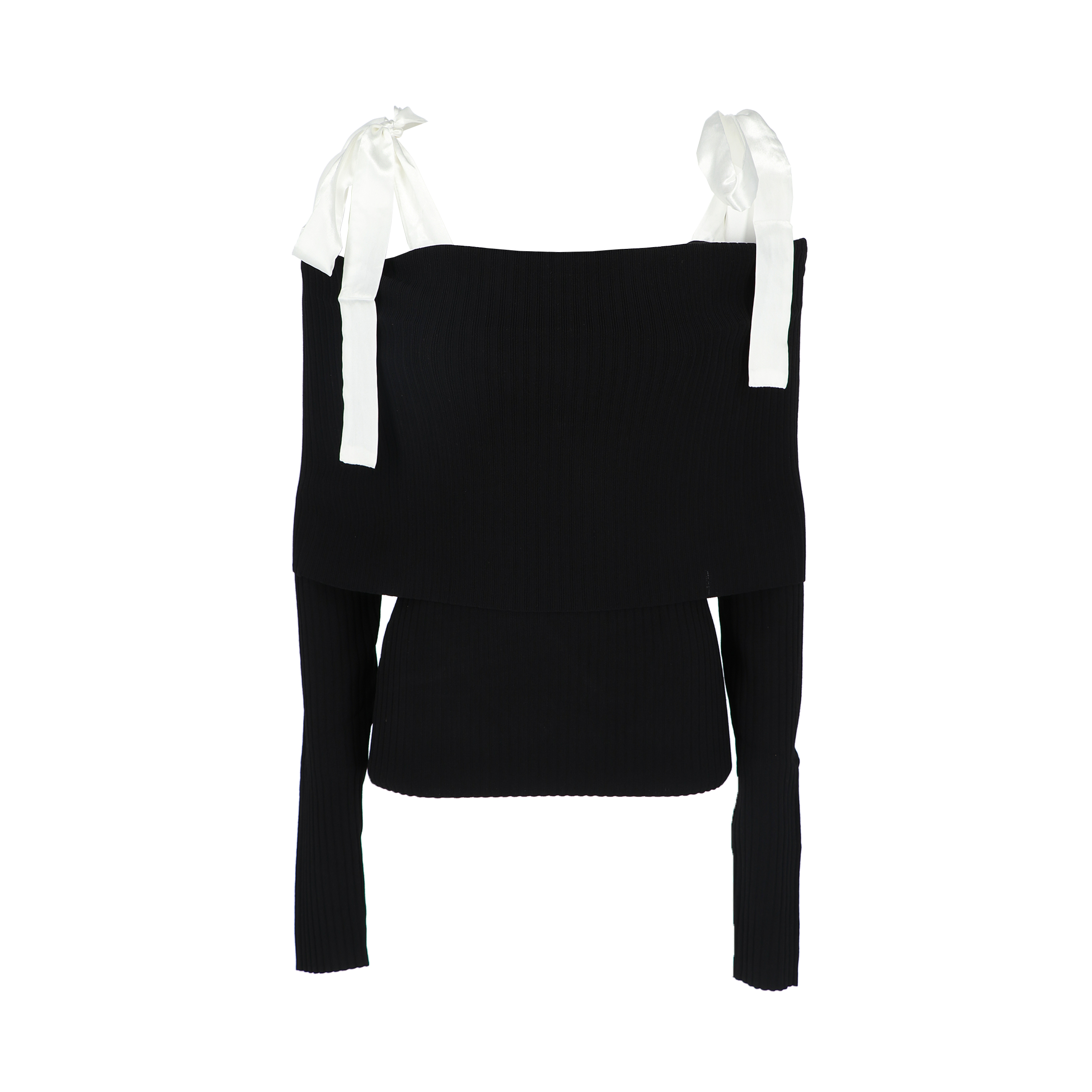 ROTATE Off Shoulder Strap Knit