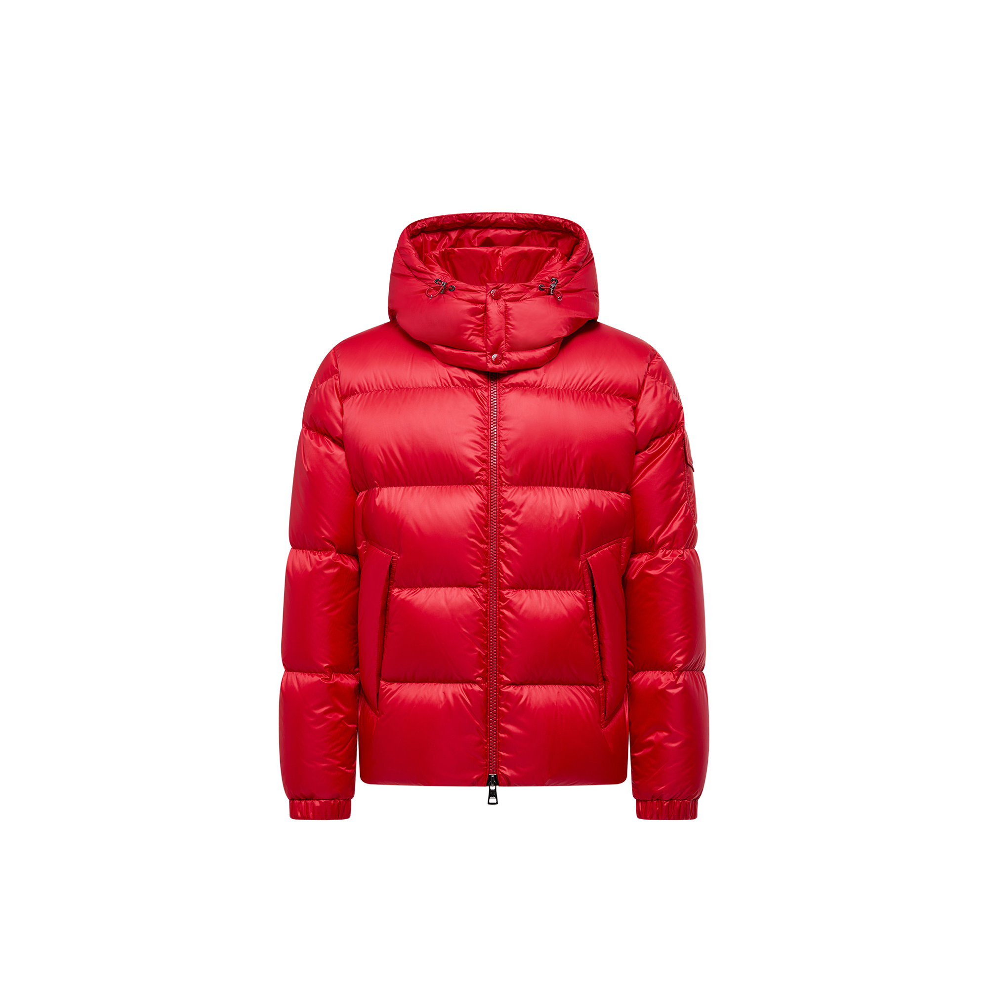 MONCLER Piumino corto Couyere con cappuccio