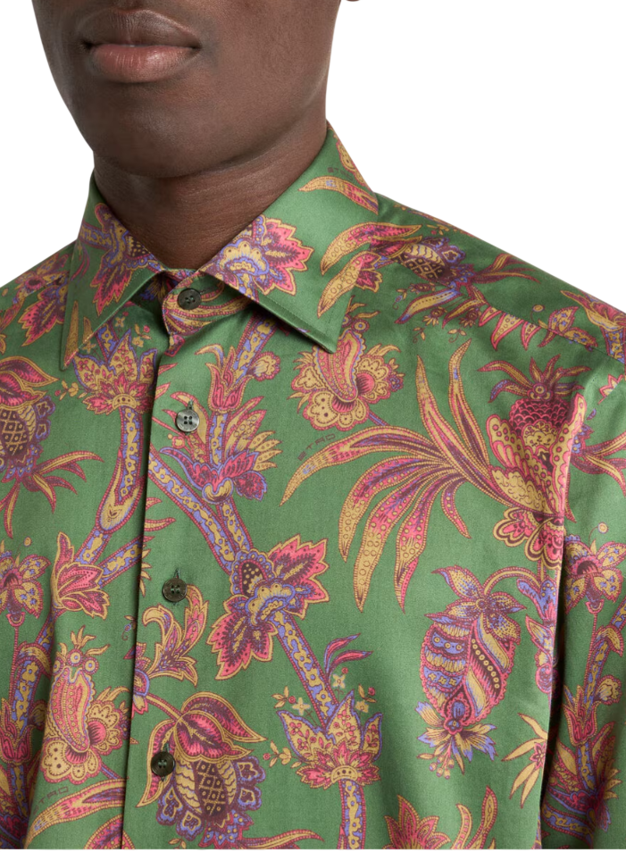 ETRO Distinctive Paisley Print Shirt With Etro Heritage Design