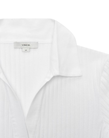 VINCE RIB S/S Polo
