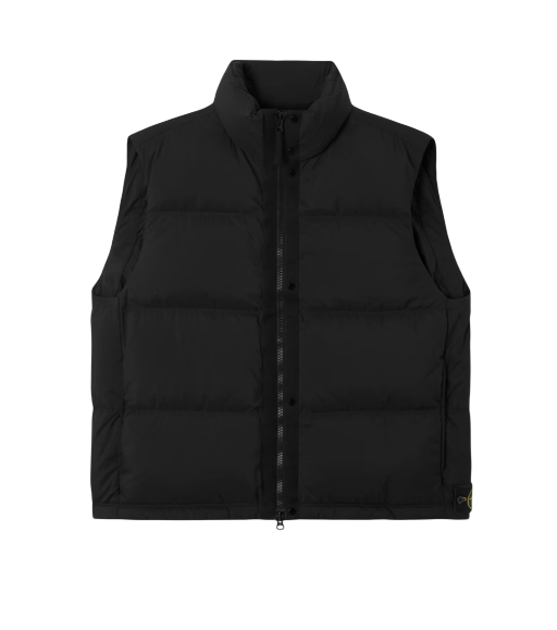 STONE ISLAND Down Vest Cordura Ripstop Nylon