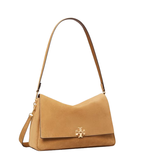TORY BURCH Charlie Suede Shoulder Bag
