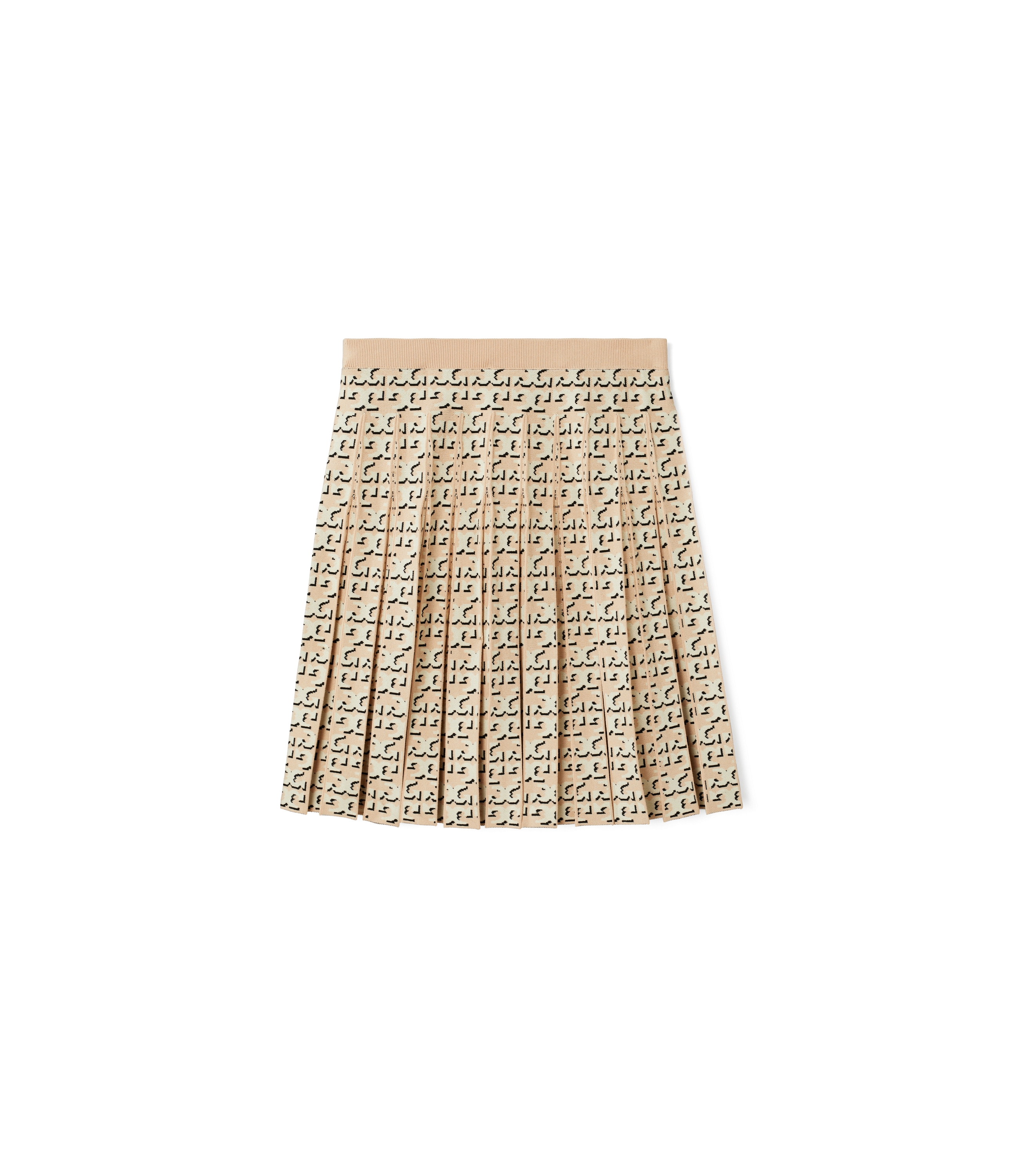 T Monogramm Plissee Rock T Monogramm Plissee Rock