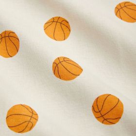 MINIRODINI Basketball Collar Sweatshirt
