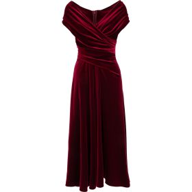 TALBOT RUNHOF Samtkleid