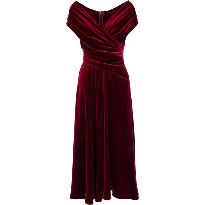 TALBOT RUNHOF Samtkleid
