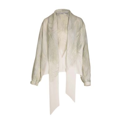 VICTORIA BECKHAM SCARF NECK TOP