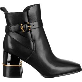 TORY BURCH MULTI LOGO BUCKLE BOOT