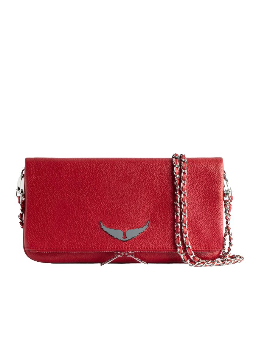 ZADIG & VOLTAIRE ROCKY GRAINED LEATHER