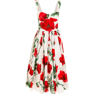 DOLCE & GABBANA POPPY DRESS