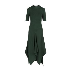 STELLA MCCARTNEY TECHNICAL RIB KNIT DRESS