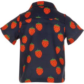 MINIRODINI strawberries wowen shirt