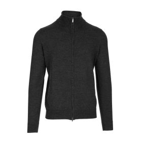 OZ BASIC cardigan zip 100%merino