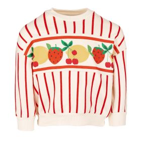 MINIRODINI Fruits  stripe sweatshirt