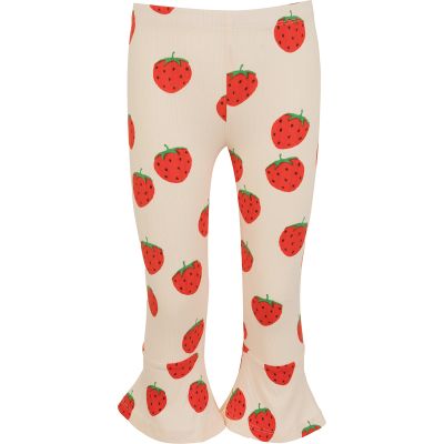 MINIRODINI strawberries flared pants
