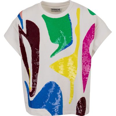 ESSENTIEL DAOSA T-SHIRT WITH SEQUINS