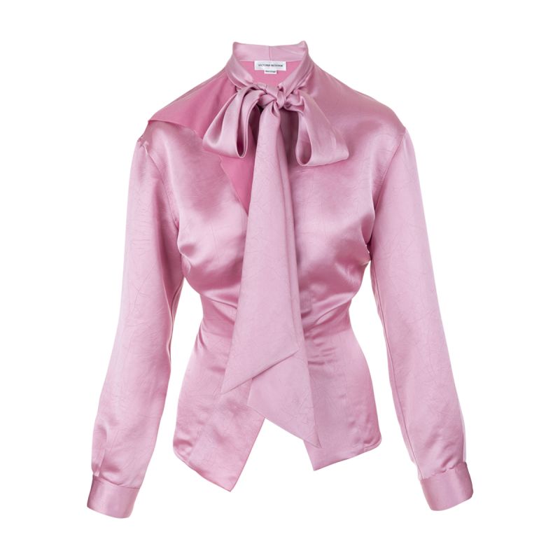 VICTORIA BECKHAM Scarf Neck Blouse