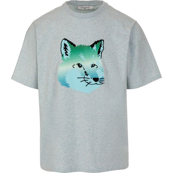 MAISON KITSUNÉ vibrant fox head t-shirt