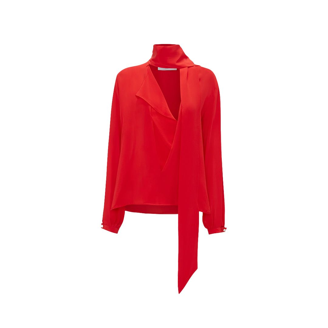 VICTORIA BECKHAM SCARF NECK TOP