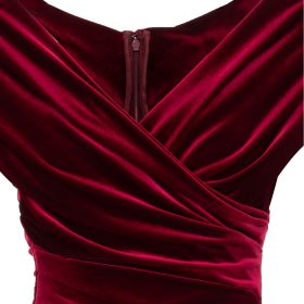 TALBOT RUNHOF Samtkleid