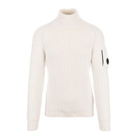 CP COMPANY Full Rib Roll Neck Jumper