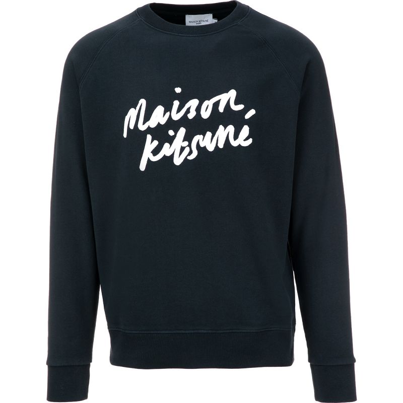MAISON KITSUNÉ handwriting clean sweatshirt