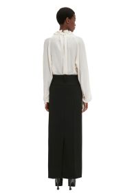 VICTORIA BECKHAM WRAP FRONT TAILORED SKIRT