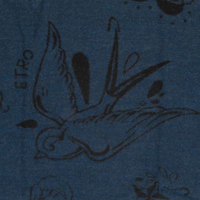 ETRO scarf jacquard tattoo