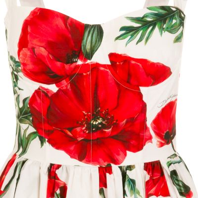 DOLCE & GABBANA POPPY DRESS