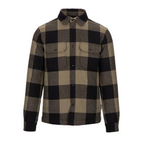 WOOLRICH alaskan wool check overshirt