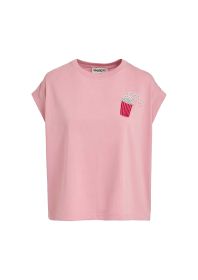 ESSENTIEL FAUSTINA EMBROIDERED T-SHIRT