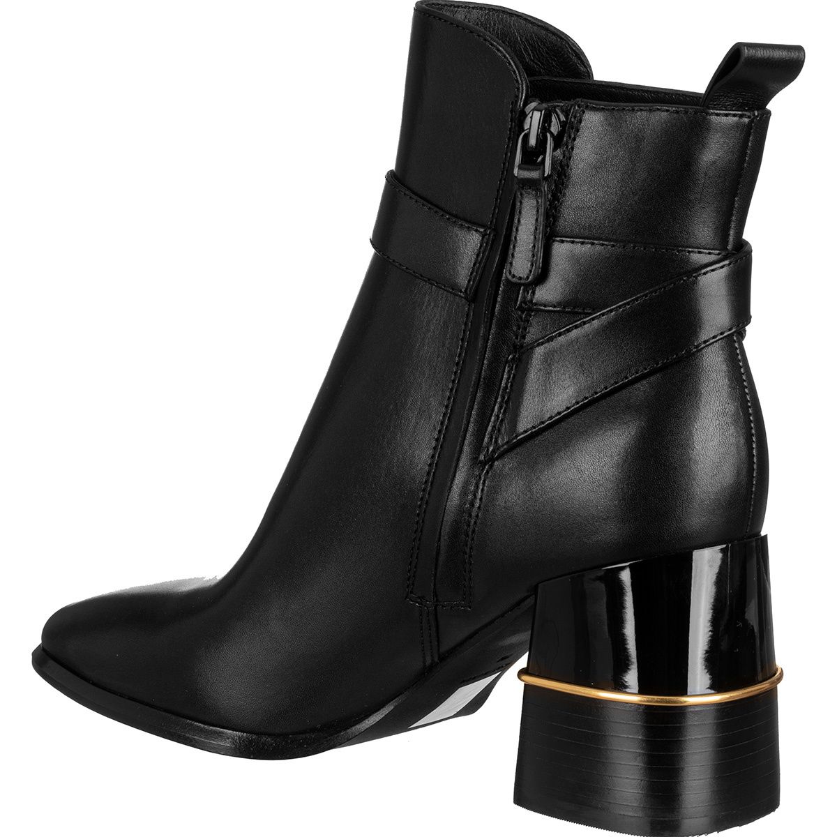 TORY BURCH MULTI LOGO BUCKLE BOOT