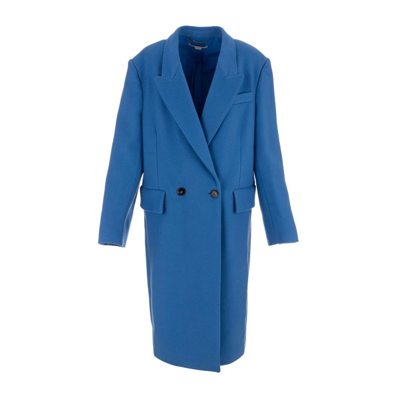 STELLA MCCARTNEY COAT STRUCTURED COATING
