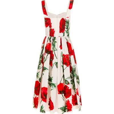 DOLCE & GABBANA POPPY DRESS